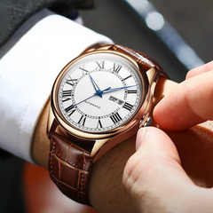 Source Factory(MOQ: 50 PCS)— Luxury Business Automatic Mechanical Watch Men Waterproof Sport Men Watches Tourbillon Hollow Out Watch for Men