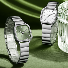 Source Factory(MOQ: 50 PCS)—Business Dress Men’s Watch Automatic Mechanical Watch Luminous Watch with Stainless Steel Strap Self-Winding Wrist Watch