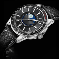 Source Factory(MOQ: 50 PCS)— Luxury Men's Mechanical Movement Watch 904L Stainless Steel Sapphire Mirror Crystal Waterproof Mechanical Watch