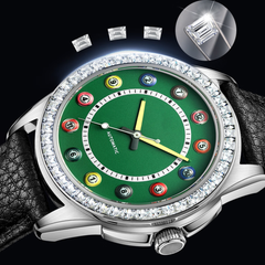 Source Factory(MOQ: 50 PCS)— Customized Waterproof Watch Sapphire Mirror Luminous Pointer High Quality Automatic Mechanical Watch