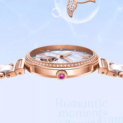 Source Factory — Montre-bracelet mécanique élégante pour femme