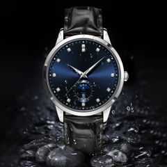 Source Factory(MOQ: 50 PCS)—Customized High-quality Automatic Mechanical Movement Watch with Waterproof Function, Stainless Steel Strap, Hands, Dial Display