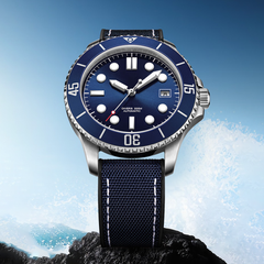 Source Factory(MOQ: 50 PCS)—Automatic Mechanical Watches for Men Luxury Male Timepiece with Diamond-Accented Dial & Quality Movement