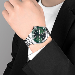 Source Factory（MOQ: 50 PCS）—Luxury Couple Mechanical Watch Automatic Stainless Steel Wedding Watch