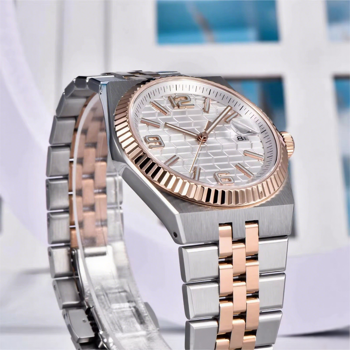 Source Factory（MOQ: 50 PCS）—Rhombus Dial Luxury Automatic for Men Fashion Business Mechanical Wrist Watches Sapphire Crystal