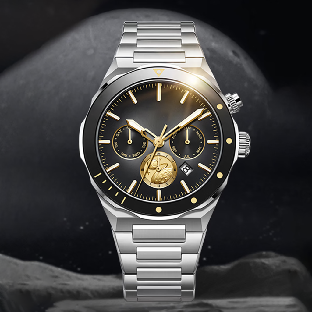 Source Factory（MOQ: 50 PCS）— Luxury Automatic Mechanical Watch 80h Power Reserve Anti-Scratch