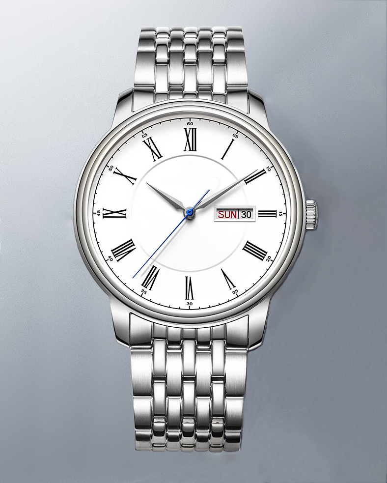 Source Factory（MOQ: 50 PCS）—Elegant Vintage Artistry | Luxury Mechanical Quartz with Automatic Grace