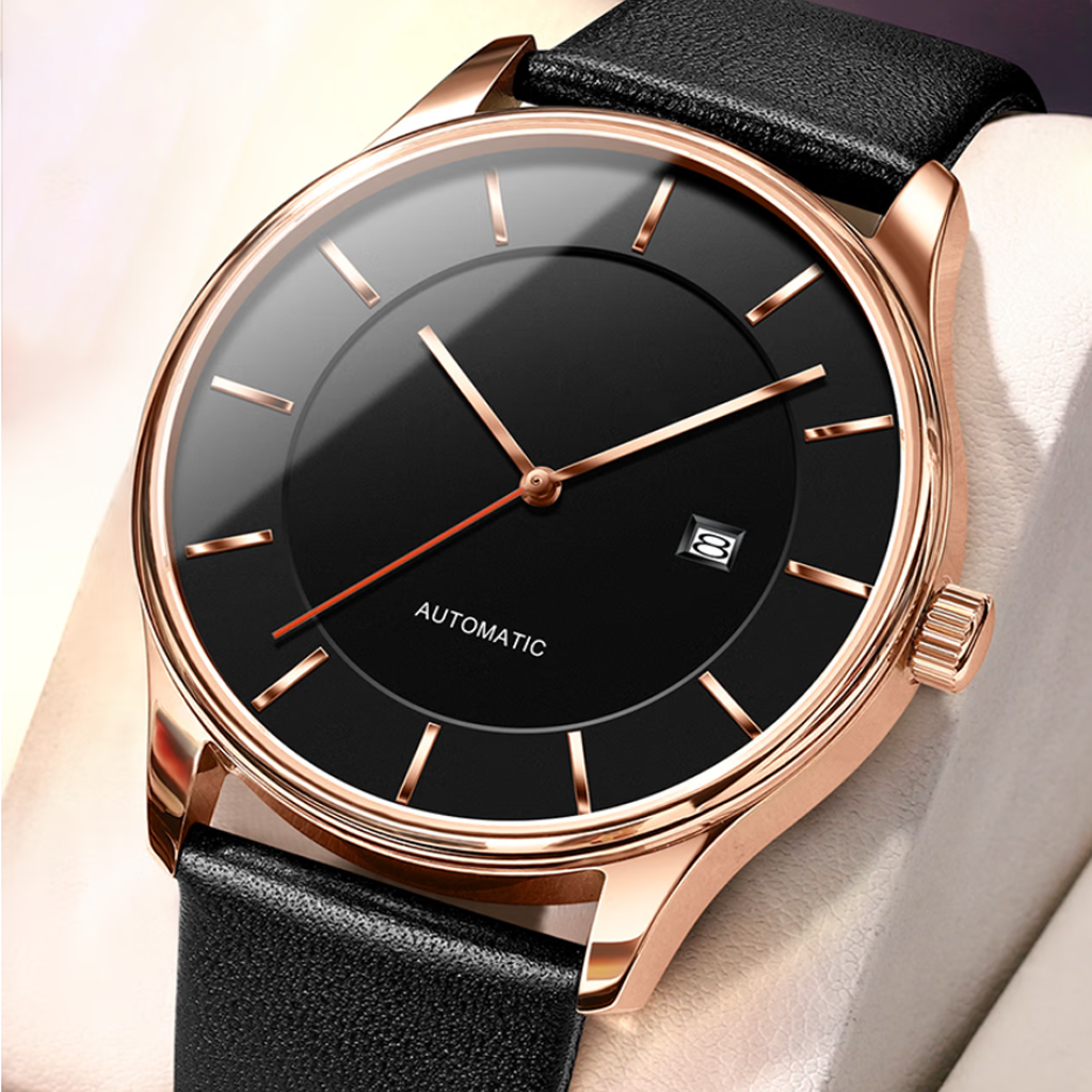 Source Factory（MOQ: 50 PCS）—Classic Vintage Craftsmanship | Luxury Mechanical Quartz with Automatic Poise