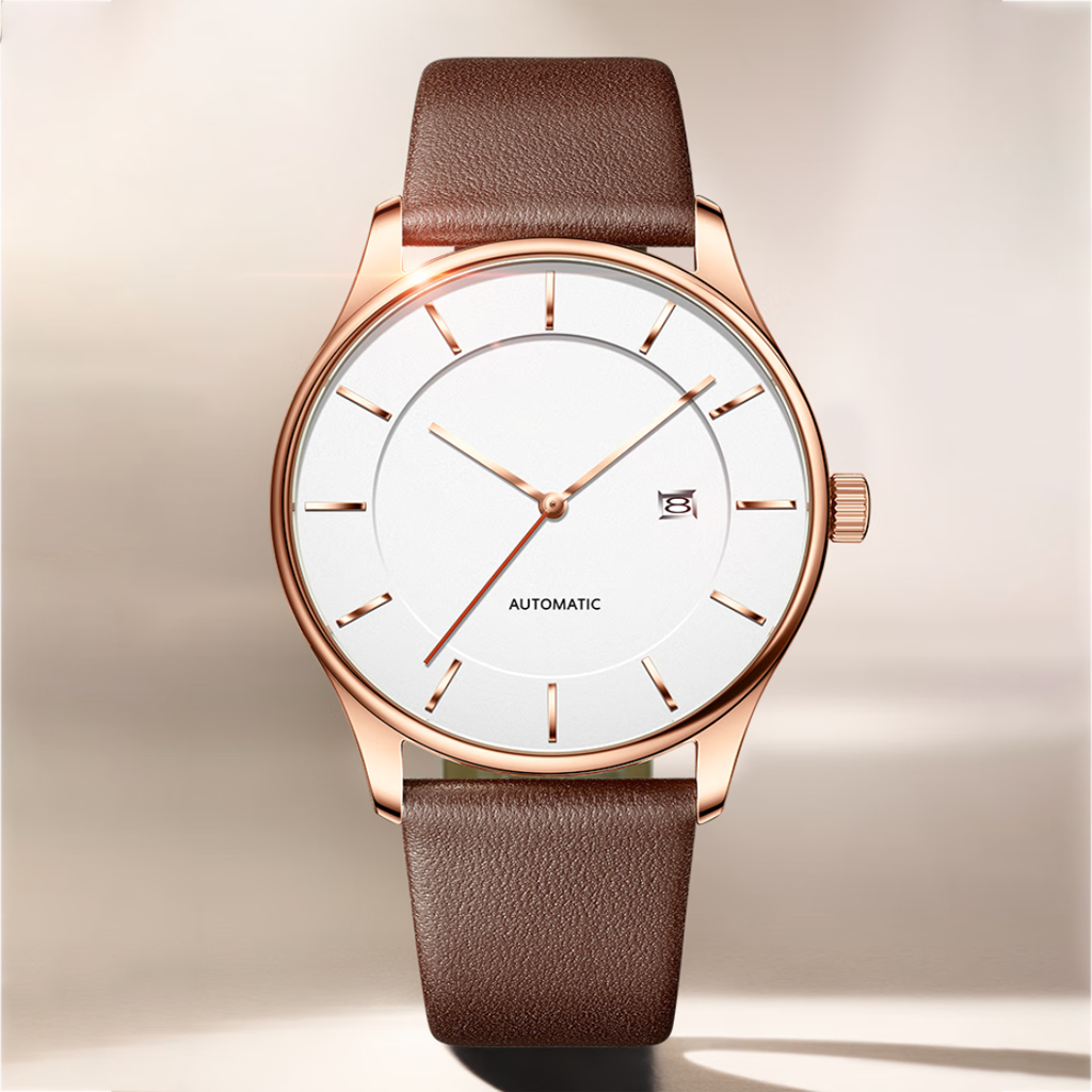 Source Factory（MOQ: 50 PCS）—Classic Vintage Craftsmanship | Luxury Mechanical Quartz with Automatic Poise