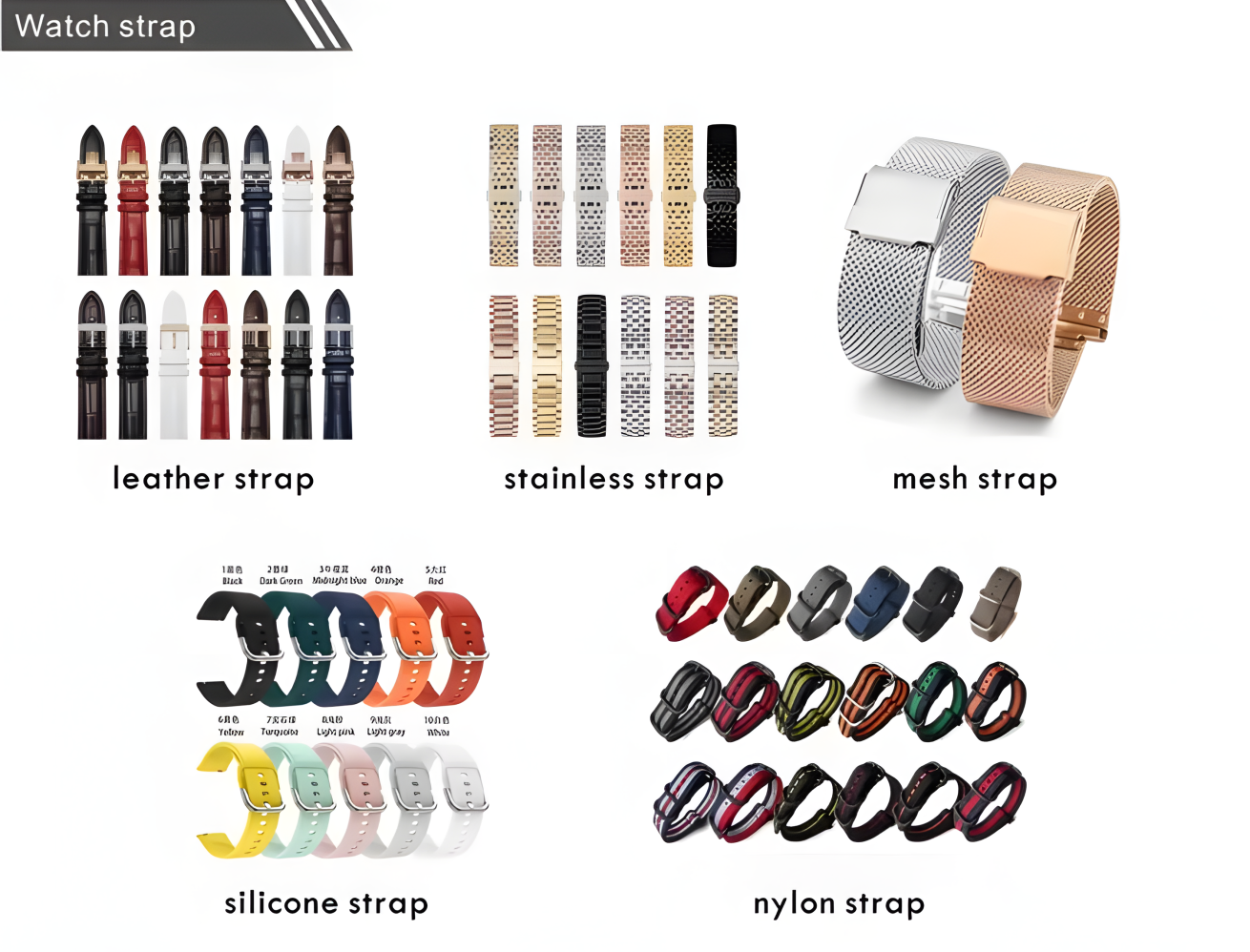 Best-Selling（MOQ: 50 PCS）—Waterproof Wrist Sports Women Couple Men Luxury Mechanical Watch | Stainless Steel Bezel | Screw Crown | Super Japanese Luminous | Crocodile Leather Strap | Silicone Strap | Sapphire Crystal | 316L Stainless Steel Buckle