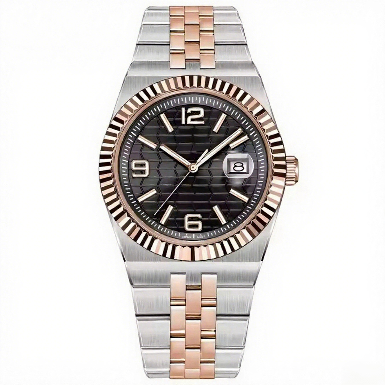 Source Factory（MOQ: 50 PCS）—Rhombus Dial Luxury Automatic for Men Fashion Business Mechanical Wrist Watches Sapphire Crystal
