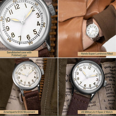 Source Factory（MOQ: 50 PCS）—Watches for Men Men's Wrist Watches Quartz Movement Water Resistant Scratch Resistant Gifts