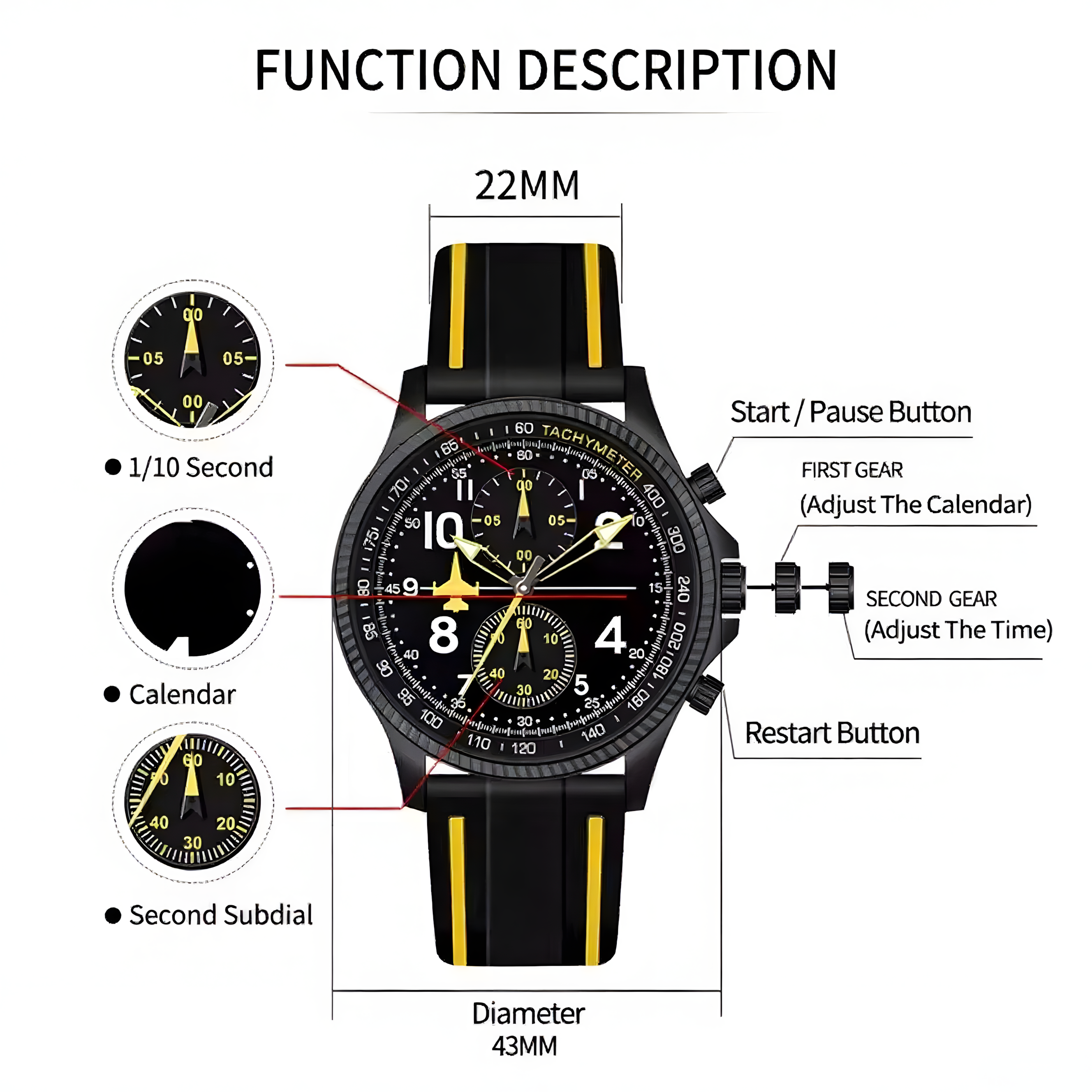 Source Factory（MOQ: 50 PCS）—Creative Design Airplane Chronograph Men's Watches Original Geneva Calender Man Quartz Wristwatches Top Sports Clock
