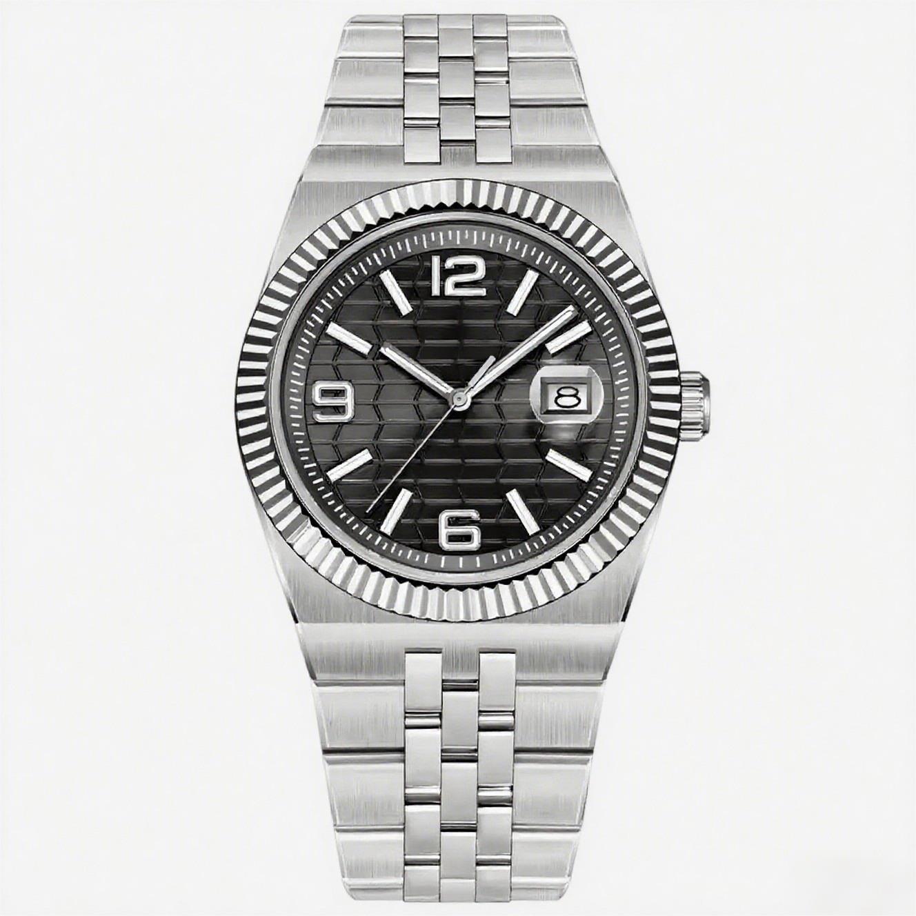 Source Factory（MOQ: 50 PCS）—Rhombus Dial Luxury Automatic for Men Fashion Business Mechanical Wrist Watches Sapphire Crystal