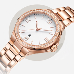 Source Factory（MOQ: 50 PCS）—  Women's Watches Automatic Self-Wind Stainless Steel with Waterproof Luminous Date Dial Crystal Watches