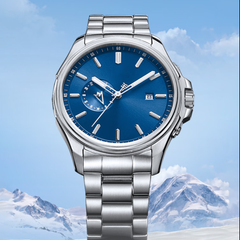 Source Factory（MOQ: 50 PCS）—  Men's Automatic Mechanical Watch Golden Luxury Watch for Men Classic Retro Wristwatch Day Date Brown Leather Strap Dress Watches Waterproof Gift for Men Fashion Business