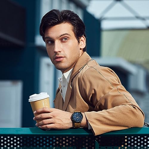 Source Factory（MOQ: 50 PCS）—Mens Watches Analog Quartz Chronograph Waterproof Wrist Watches for Men Fashion Business Work Casual Sport Designer Dress Watch with Calendar Elegant Gifts for Men