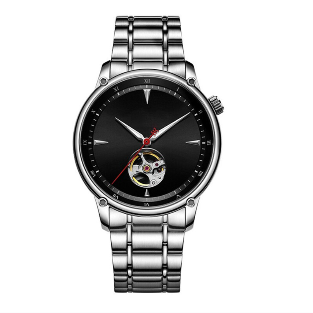 Source Factory（MOQ: 50 PCS）—  Watch for Men Luxury Self-Winding Mechanical Waterproof Men's Watch Classic Business & Wedding Gift