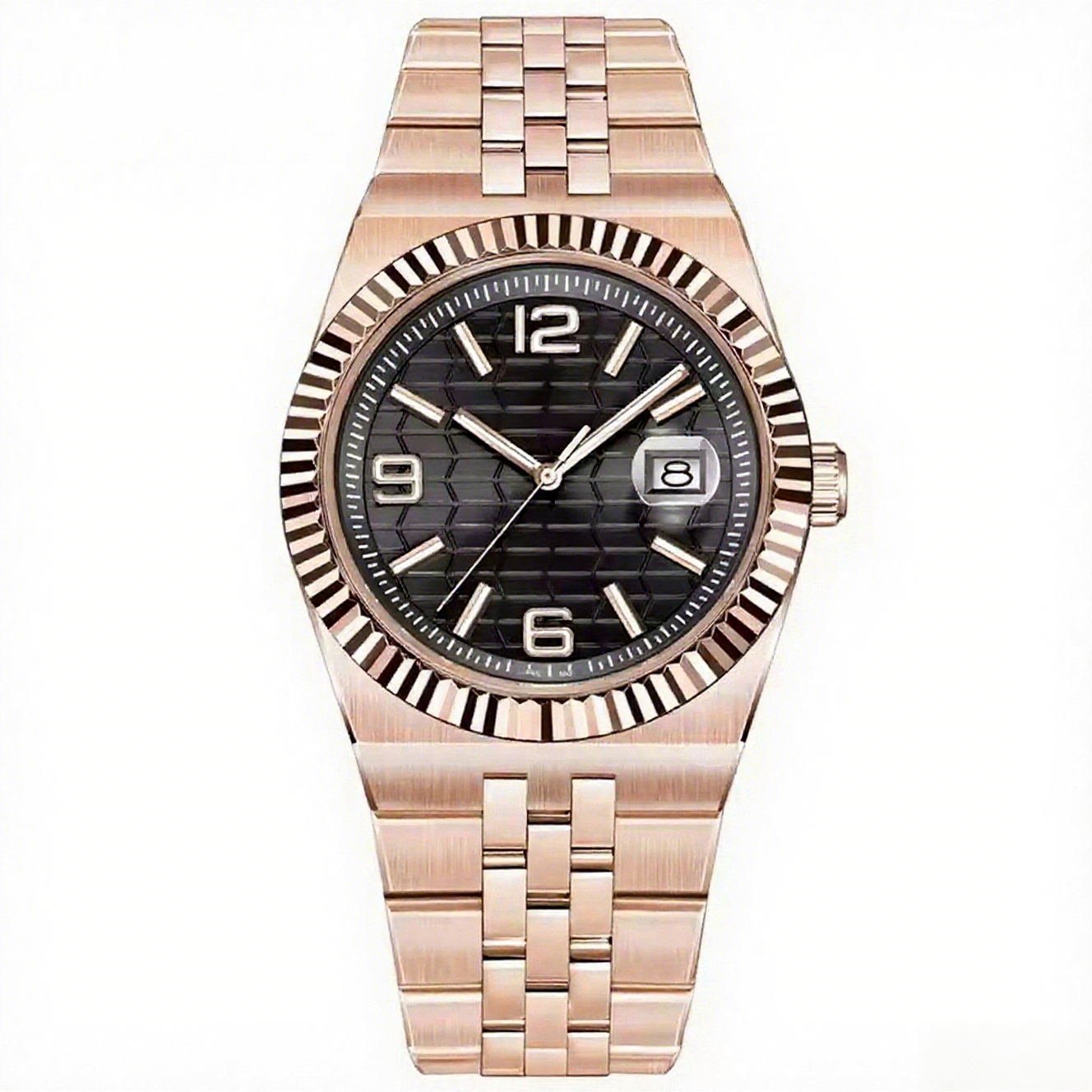 Source Factory（MOQ: 50 PCS）—Rhombus Dial Luxury Automatic for Men Fashion Business Mechanical Wrist Watches Sapphire Crystal