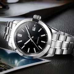 Source Factory（MOQ: 50 PCS）—Men's Mechanical Watch Business Dress 21 Jewels Movement