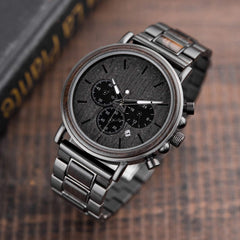 Source Factory（MOQ: 50 PCS）—Engraved Wooden Watch for Boyfriend My Man Fiancé Husband Customized Personalized Wood Watches for Men Birthday Anniversary Personalized Watch