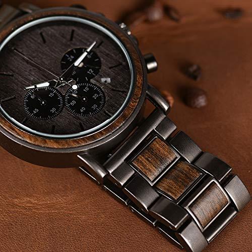 Source Factory（MOQ: 50 PCS）—Engraved Wooden Watch for Boyfriend My Man Fiancé Husband Customized Personalized Wood Watches for Men Birthday Anniversary Personalized Watch