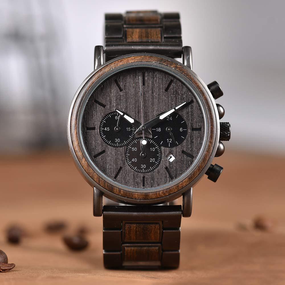 Source Factory（MOQ: 50 PCS）—Engraved Wooden Watch for Boyfriend My Man Fiancé Husband Customized Personalized Wood Watches for Men Birthday Anniversary Personalized Watch