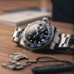 Source Factory（MOQ: 50 PCS）—Mens Automatic Wrist Watch GMT Luxury Brand Mechanical Watches