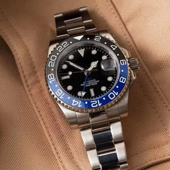 Source Factory（MOQ: 50 PCS）—Mens Automatic Wrist Watch GMT Luxury Brand Mechanical Watches