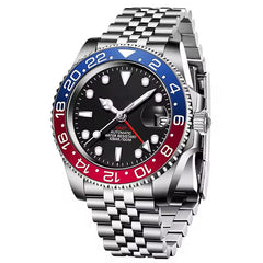 Source Factory（MOQ: 50 PCS）—Mens Automatic Wrist Watch GMT Luxury Brand Mechanical Watches