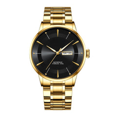 Source Factory（MOQ: 50 PCS）—Watches for Men Quartz Analog Men's Watch Slim Minimalist Runway Plated Stainless Steel Watches