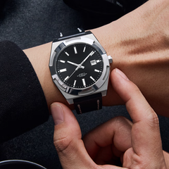 Source Factory（MOQ: 50 PCS）—High Luxury Best Japanese Movement Automatic Gents Watch High-End OEM Mens Watches Stainless Steel Leather Band Material for Men