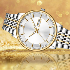 Source Factory（MOQ: 50 PCS）— Custom Your Logo Montre Homme Luxe Wrist Leather Band Minimalist Luxury Men Watch With Date for Man