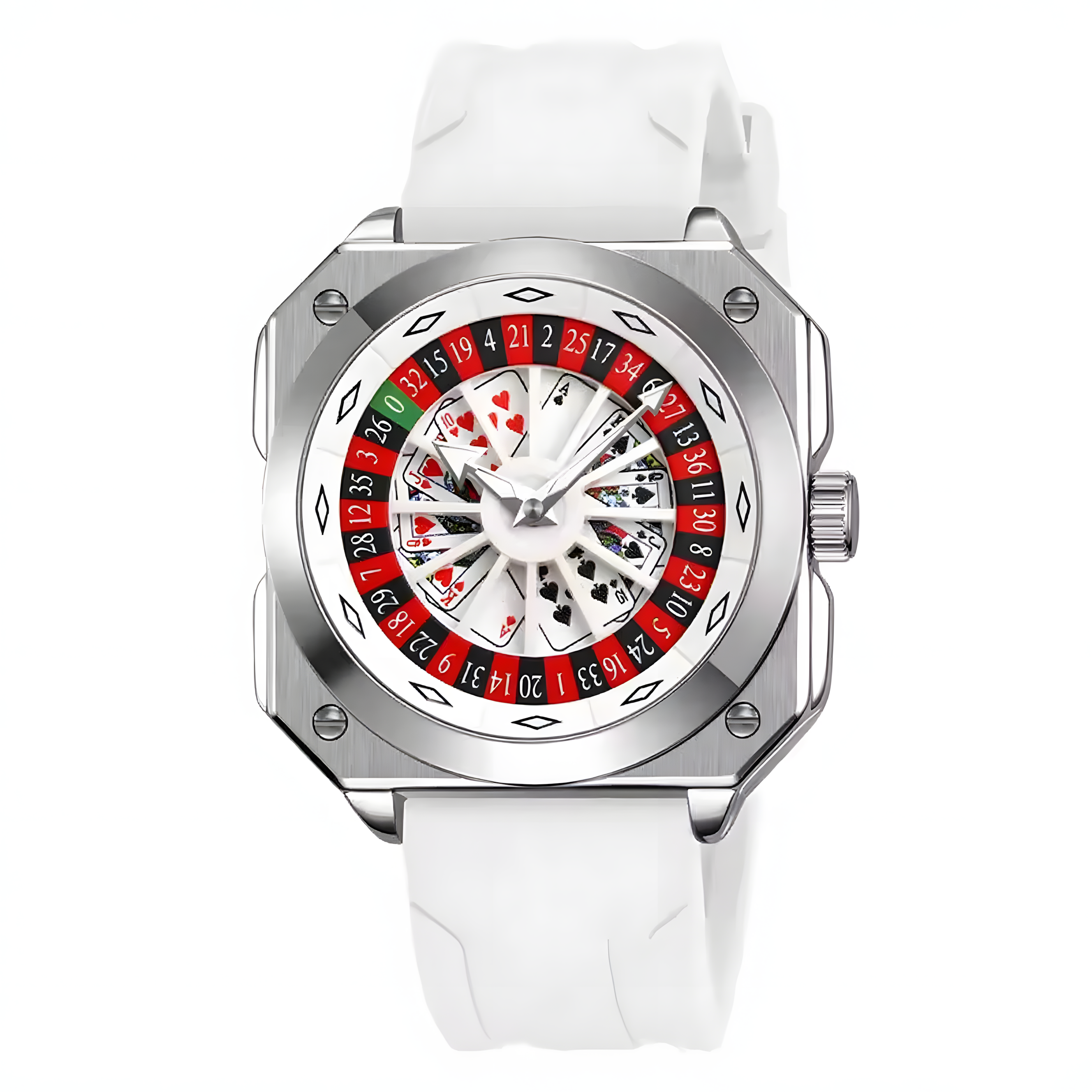 Source Factory（MOQ: 50 PCS）—OEM/ODM Fashion Cool Men Watch High Quality Quartz Movement Glass Dial Silicone Stainless Steel 3ATM Waterproof Direct Sales DIY